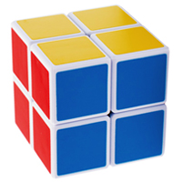 головоломка кубик 2x2 белый марки Yongjun
