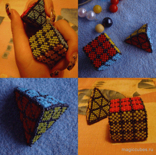 magiccubes.ru_кубик Рубика и головоломка Пирамада из бисера