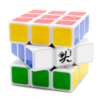 головоломка для спидкубинга 3x3x3 белый марки DaYan 5 ZhanChi