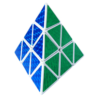 головоломка Pyraminx белый голограмма марки Mozhi
