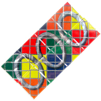 магическая панель 8-ми панельная цветная марки Diansheng